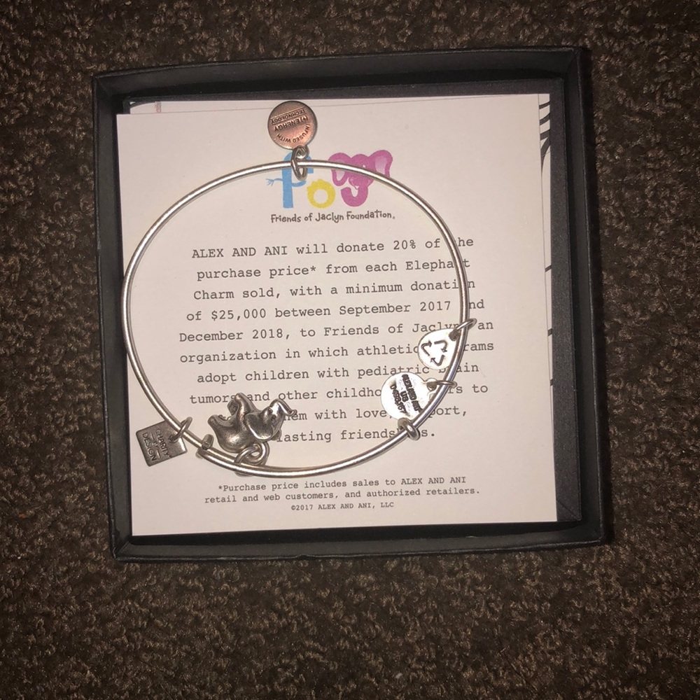Elephant Alex and Ani bracelet